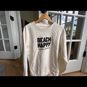 Beach happy crew neck